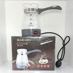 قهوه جوش ترک پیرکس درجه یک MARADO وارداتی ، شیر جوش ترک ، قهوه جوش برقی دسته دار ، شیر جوش برقی ، قهوه ساز ، پس کرایه — تصویر ۷
