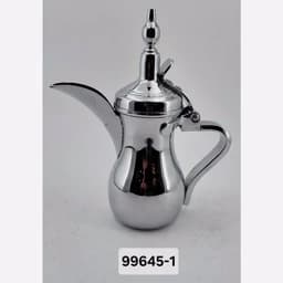 قهوه ساز(دله عربی) نقره ای کوچک لپرسو — تصویر ۳