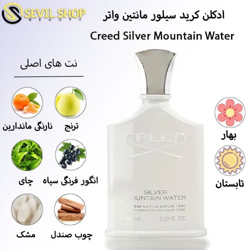 ادکلن کرید سیلور مانتین واتر Creed Silver Mountain Water — تصویر ۳
