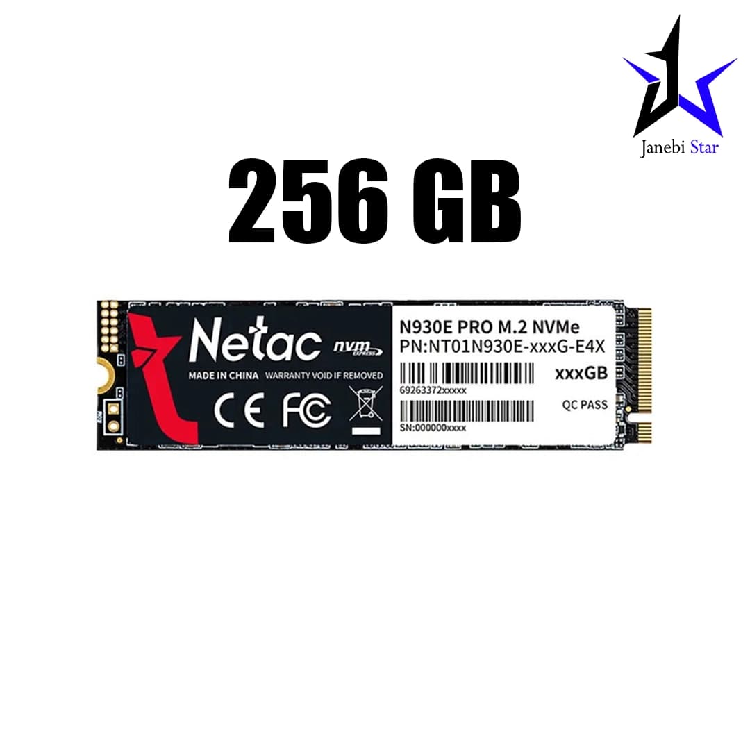 حافظه اس اس دی اینترنال نتاک N930E Pro M.2 2280 NVMe ظرفیت 256 گیگابایت — تصویر ۱۲