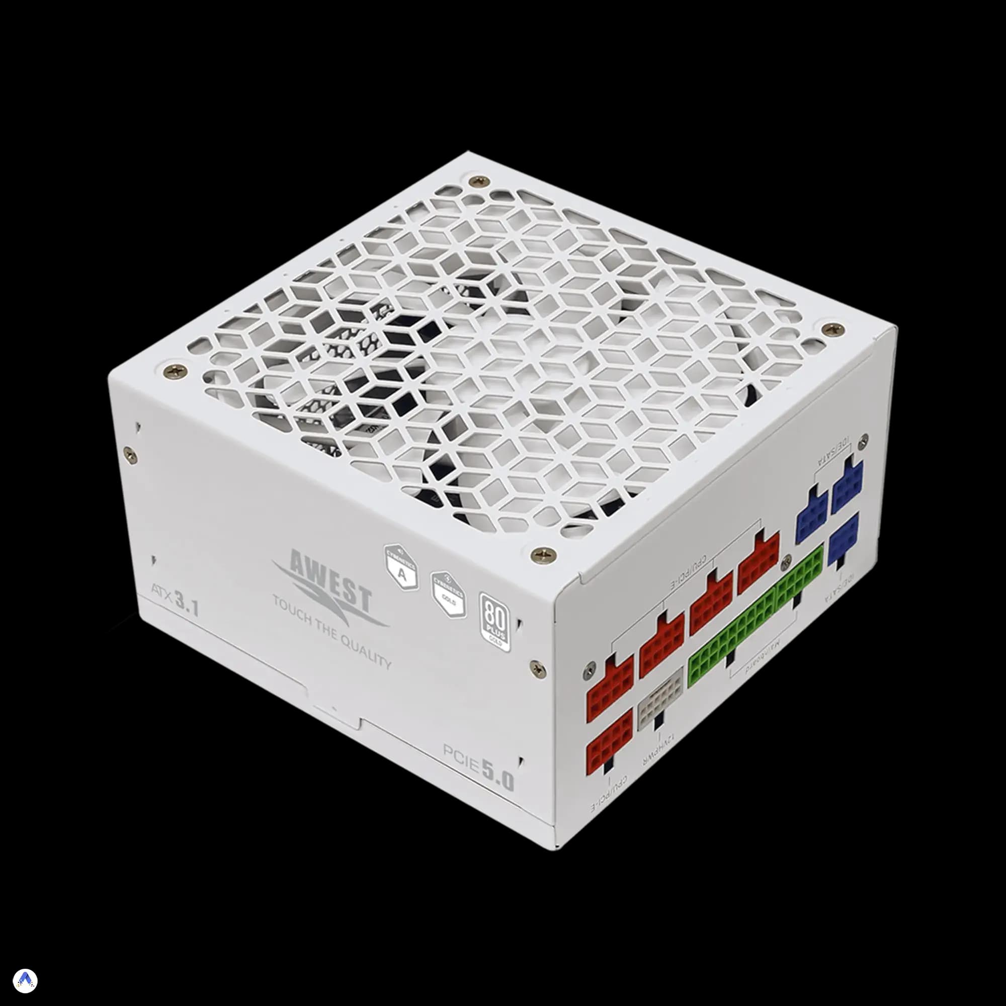 پاور کامپیوتر اوست مدل AV750-GFW V3 ظرفیت ۷۵۰ وات تمام ماژولار ۸۰ پلاس گلد — تصویر ۴