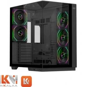 کیس کامپیوتر اوست مدل AQ5 TG ARGB Mid Tower مشکی