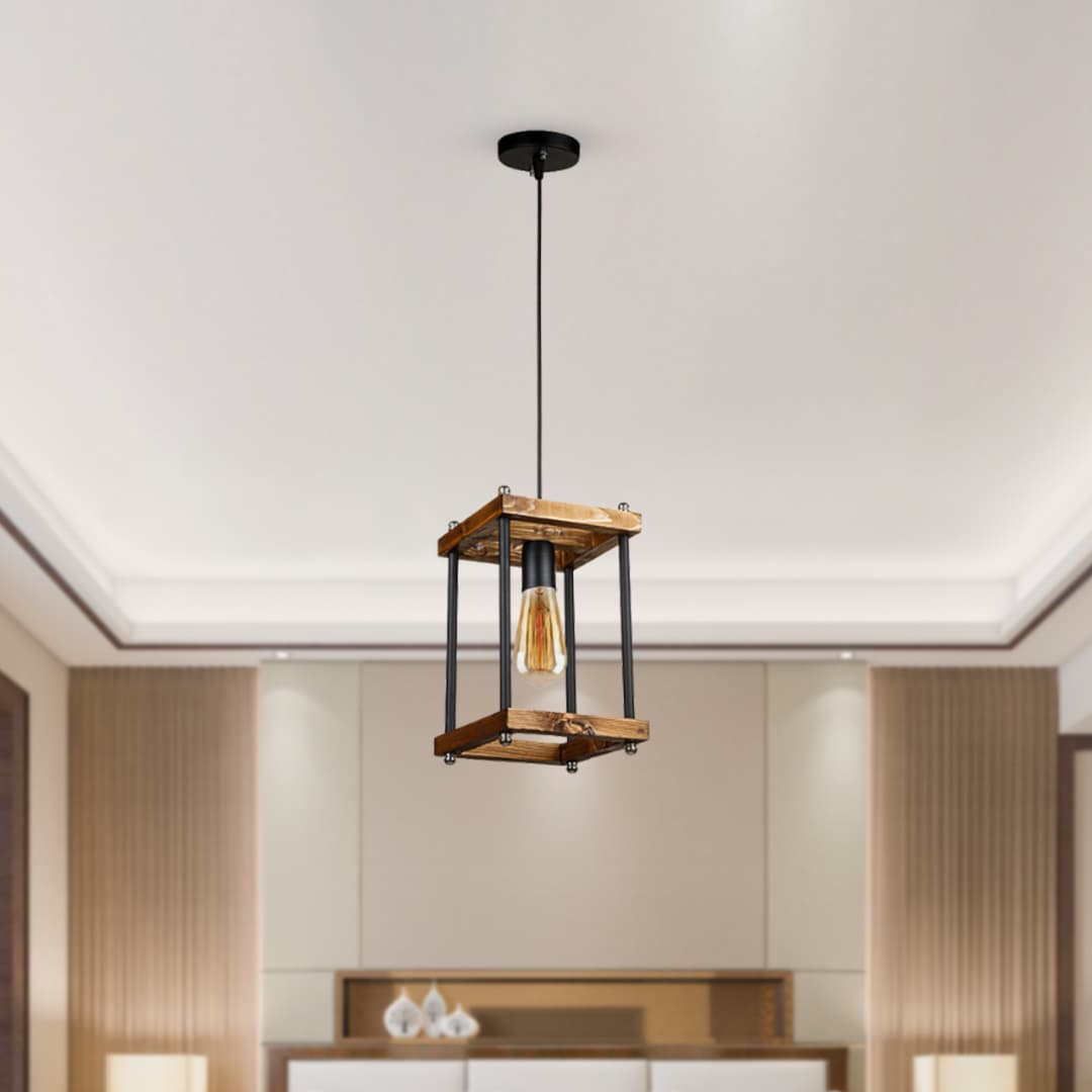 لوستر مدرن چشمه نور کد A2222/1BK-BR — تصویر ۳