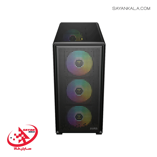 کیس کامپیوتر گیم دیاس مدل CASE GAMDIAS AURA GC105 فرم فاکتور مید تاور — تصویر ۴