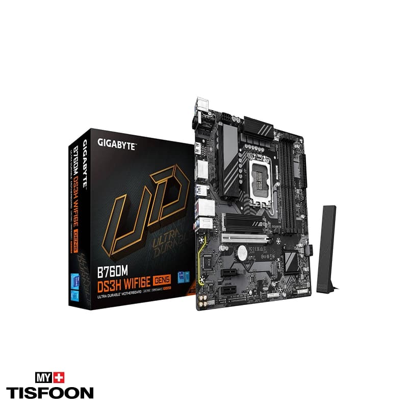 مادربرد گیگابایت مدل B760M DS3H WIFI6E GEN5 DDR5 — تصویر ۵
