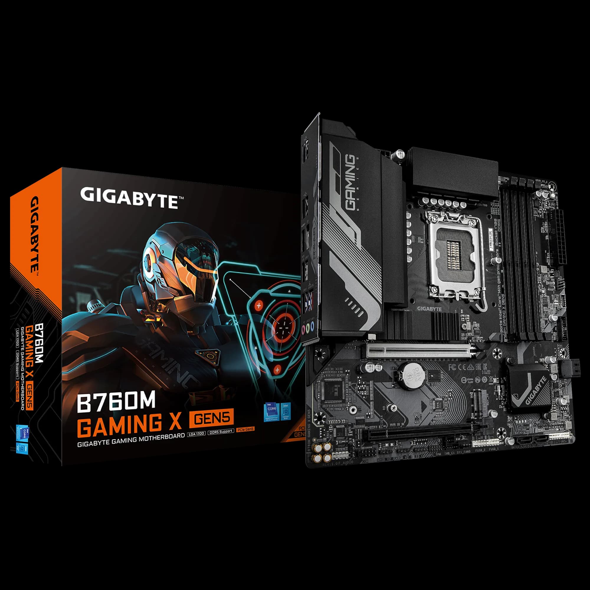 گیگابایت motherboard b760m gaming x gen5 ddr5 — تصویر ۲