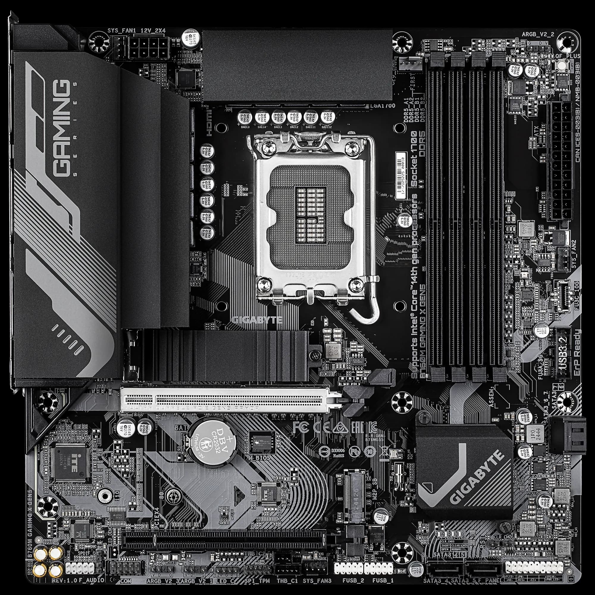 گیگابایت motherboard b760m gaming x gen5 ddr5 — تصویر ۴