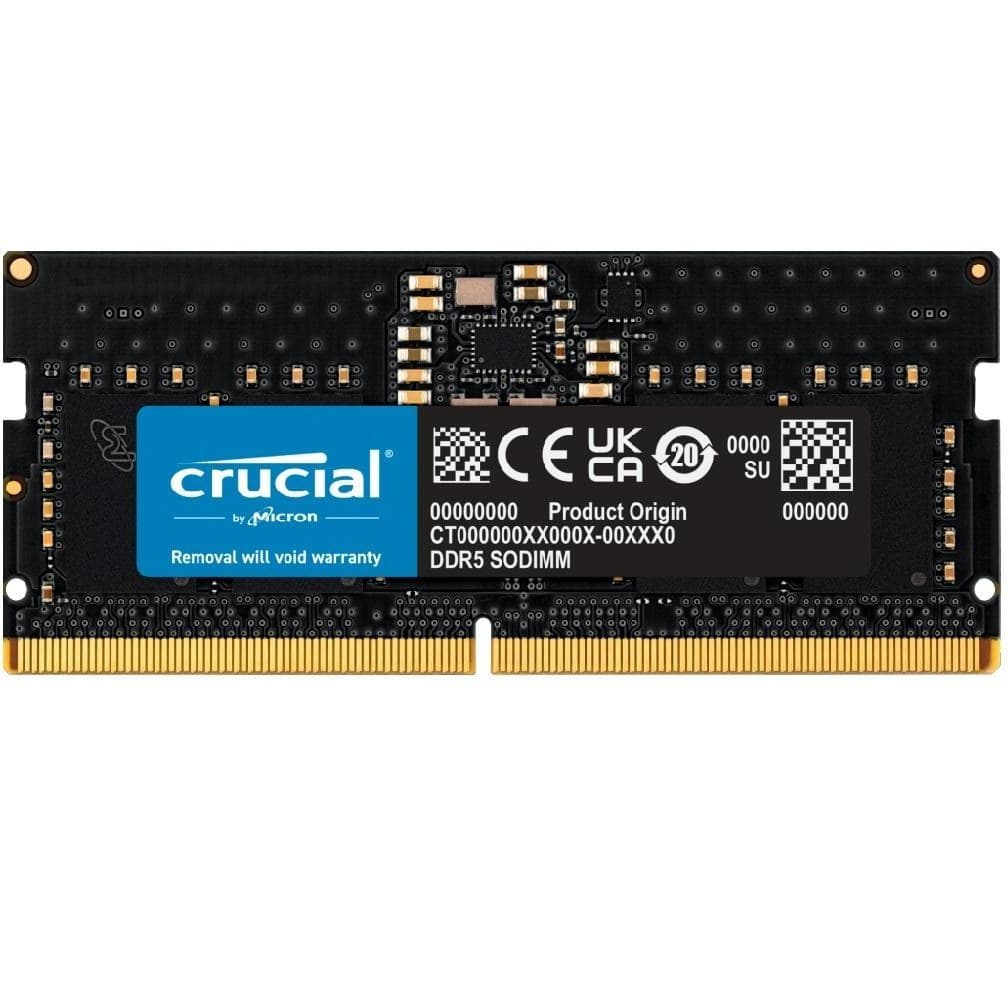 رم کامپیوتر کروشیال تک کاناله CT32 فرکانس 5600 مگاهرتز DDR5 تایمینگ CL46 حافظه 32 گیگابایت — تصویر ۶