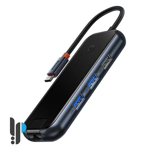 هاب 6 پورت USB-C بیسوس مدل Baseus Acmejoy WKJZ010313 — تصویر ۷