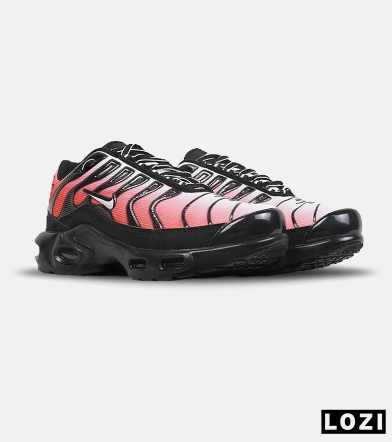 کفش کتانی مردانه و زنانه مشکی سرخابی NIKE AirMax Plus TN Ultra مدل 8841 — تصویر ۳