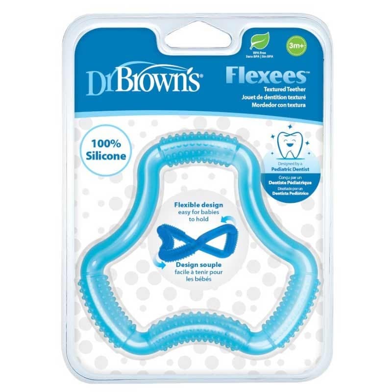 دندانگیر نوزاد دکتر براون طرح 6 ظلعی آبی Dr Browns — تصویر ۵