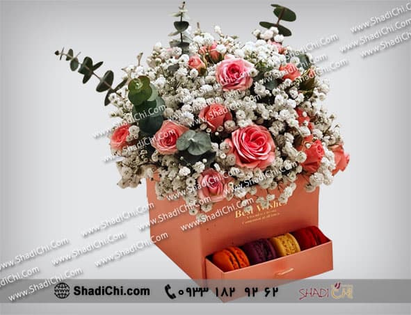باکس گل کشویی تبریک