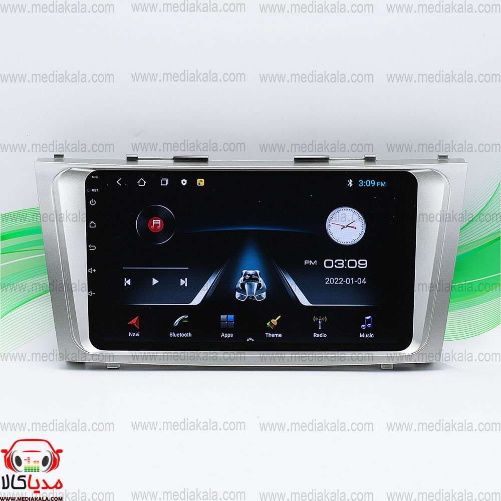 قاب و مانیتور تویوتا کمری2007 اندروید 11 اینچ گلدویژن مدل Android