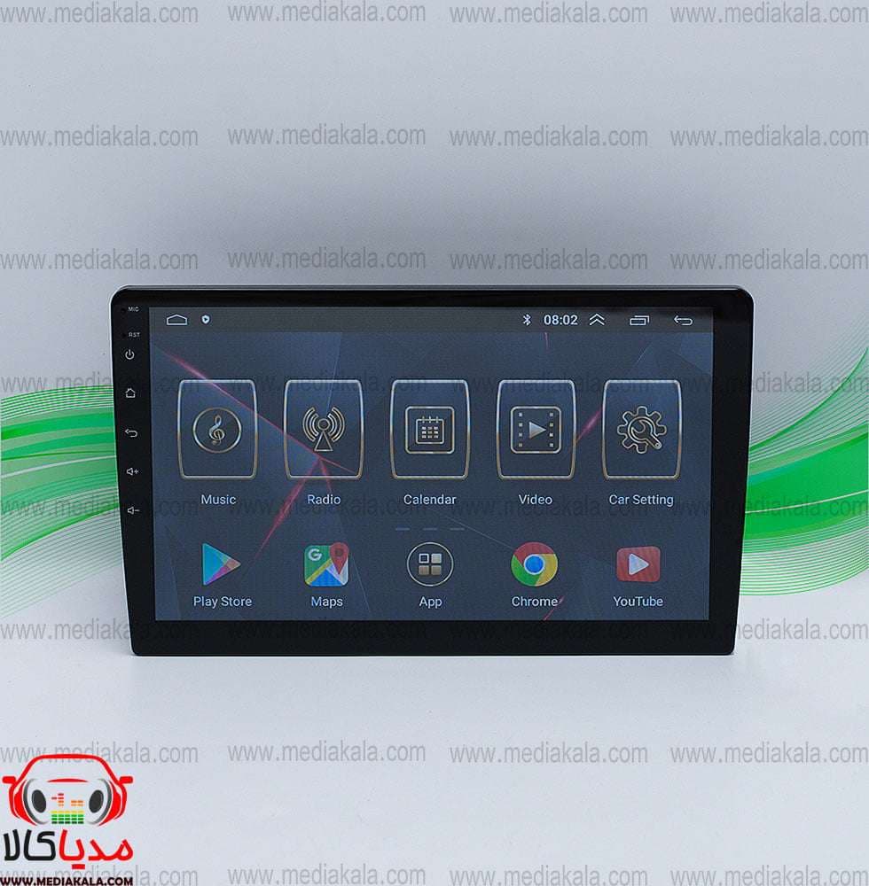 قاب و مانیتور پژو پارس داشبورد قدیم 11 اینچ 1-32 گلد ویژن مدل Android — تصویر ۴
