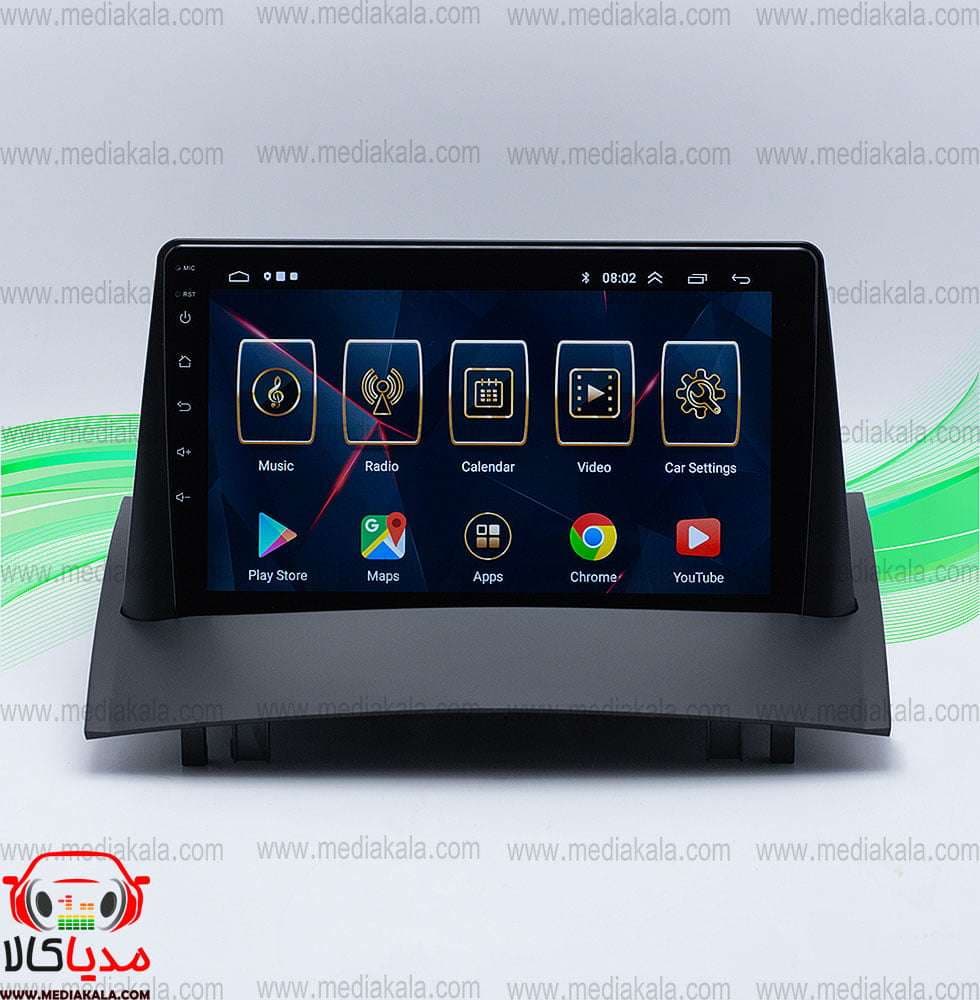 قاب و مانیتور فابریک مگان برند مدل Android