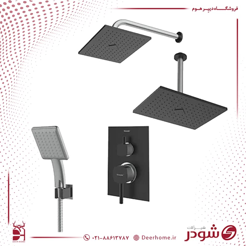 شیر حمام توکار شودر مدل رومر تیپ 3 — تصویر ۱۱