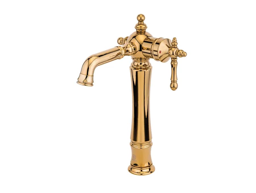 شیر روشویی پایه بلند قهرمان مدل نگین — تصویر ۳