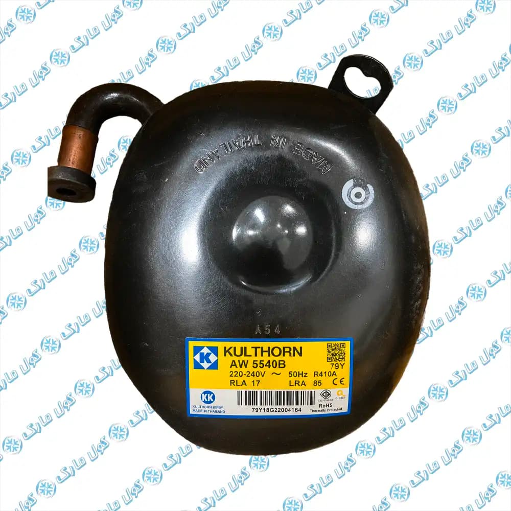 کمپرسور پیستونی کالترون تایلند مدل AW5540B چهار پایه گاز 410 — تصویر ۳