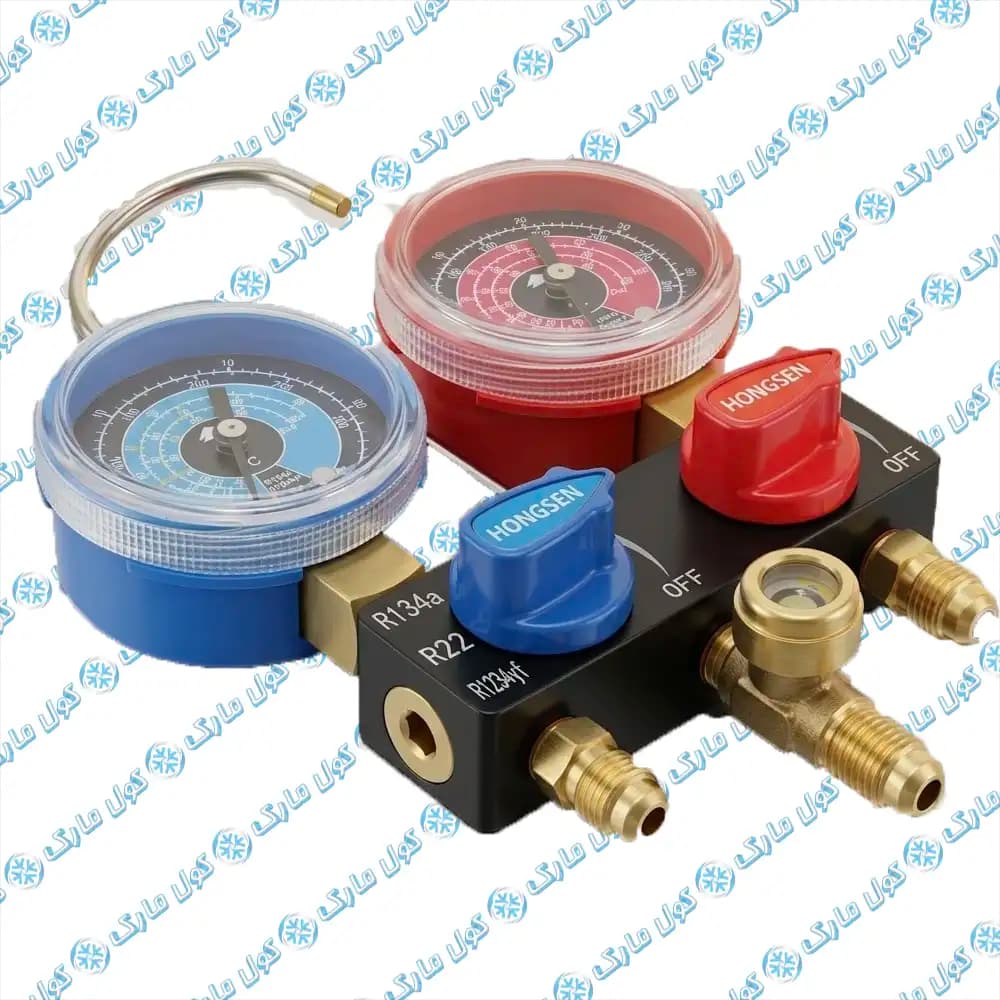 گیج فشار دوقلو هانسنگن HONGSEN مدل HS-M01-134-A — تصویر ۴