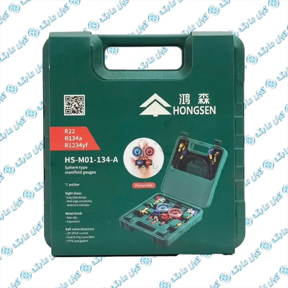 گیج فشار دوقلو هانسنگن HONGSEN مدل HS-M01-134-A — تصویر ۹