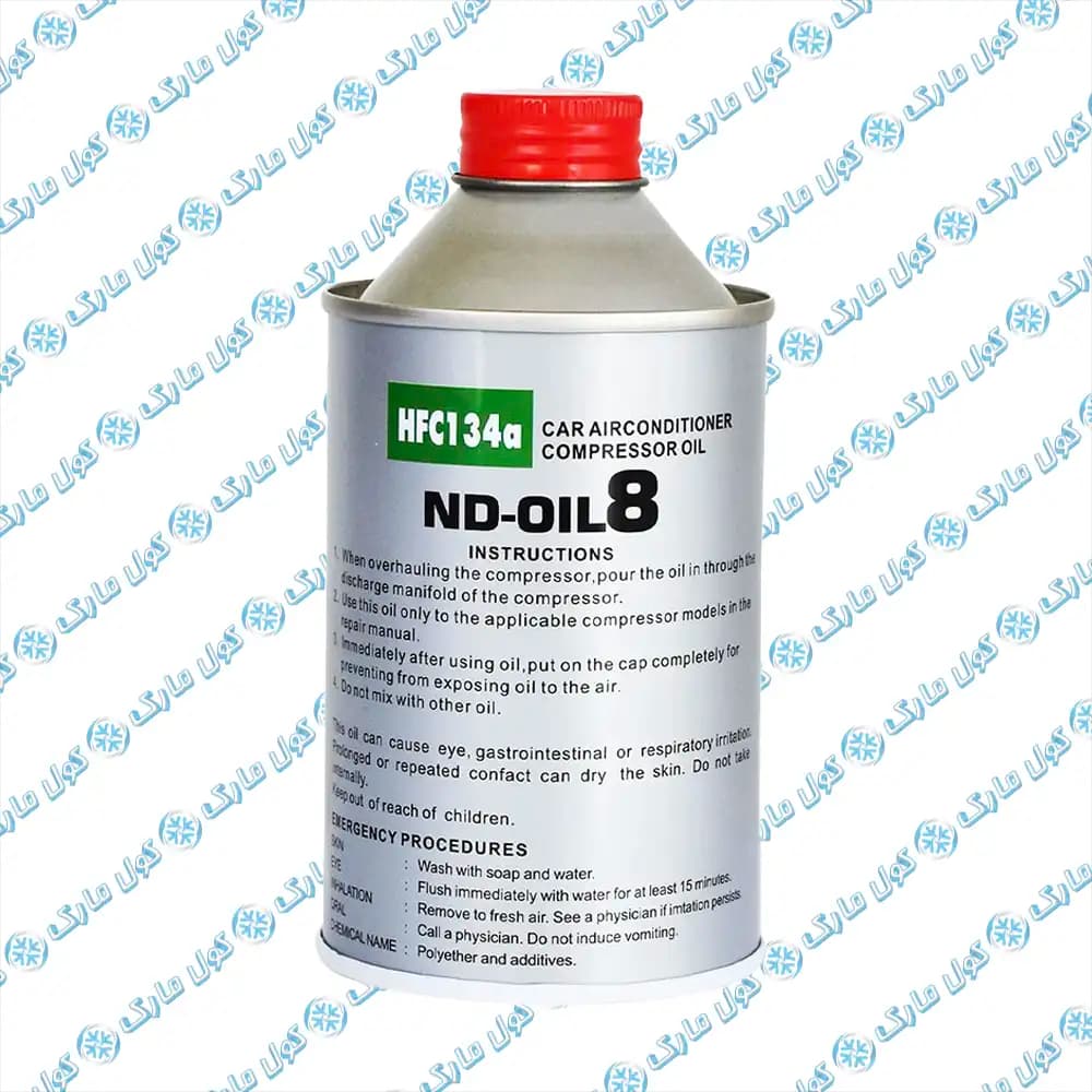 روغن کمپرسور R134a مدل ND-OIL8 حجم 250 میلی لیتر — تصویر ۲