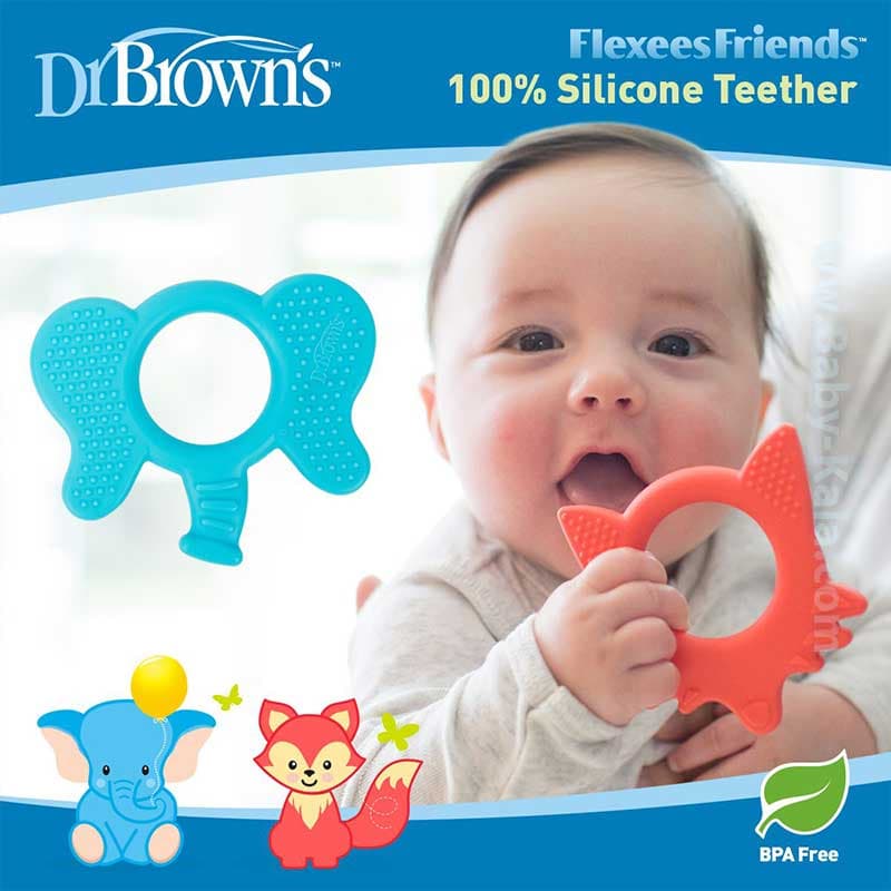 دندانگیر سیلیکونی طرح روباه دکتر براونز DrBrown’s — تصویر ۶