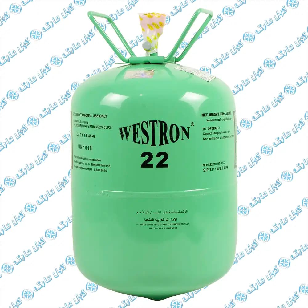 گاز R22 وسترون Westron امارات | گاز 22 وسترون 13.6 کیلوگرم — تصویر ۹