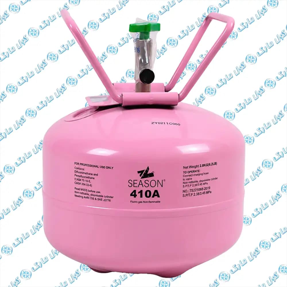 کپسول گاز R410A سیزن وزن خالص 2.8 کیلوگرم