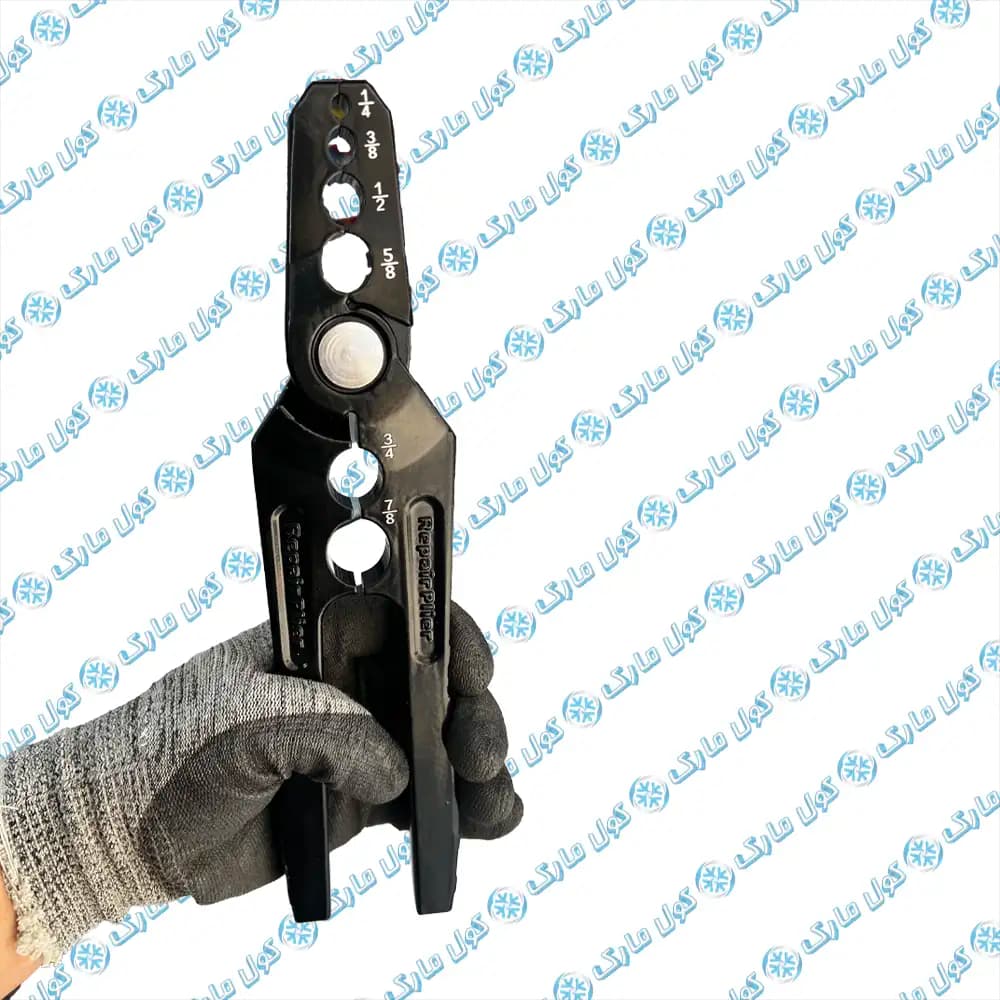 انبر دوپهن گیر لوله مسی مدل CT-301 سایز های 1/4 الی 7/8 اینچ — تصویر ۱۱