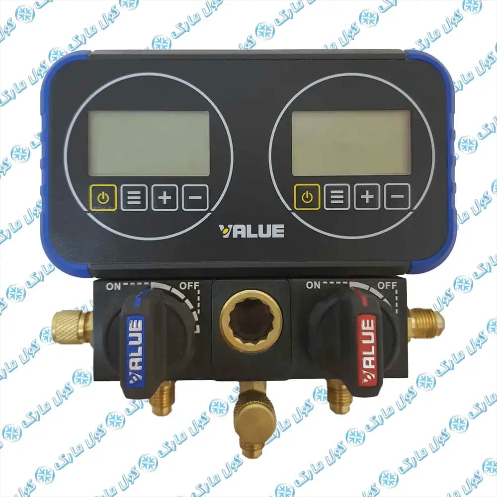 گیج منیفولد دیجیتال دوقلو والو Value مدل VRM2-0101i — تصویر ۲