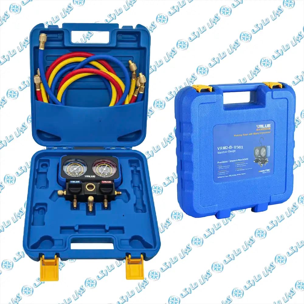 گیج منیفولد دیجیتال دوقلو والو Value مدل VRM2-0101i — تصویر ۸