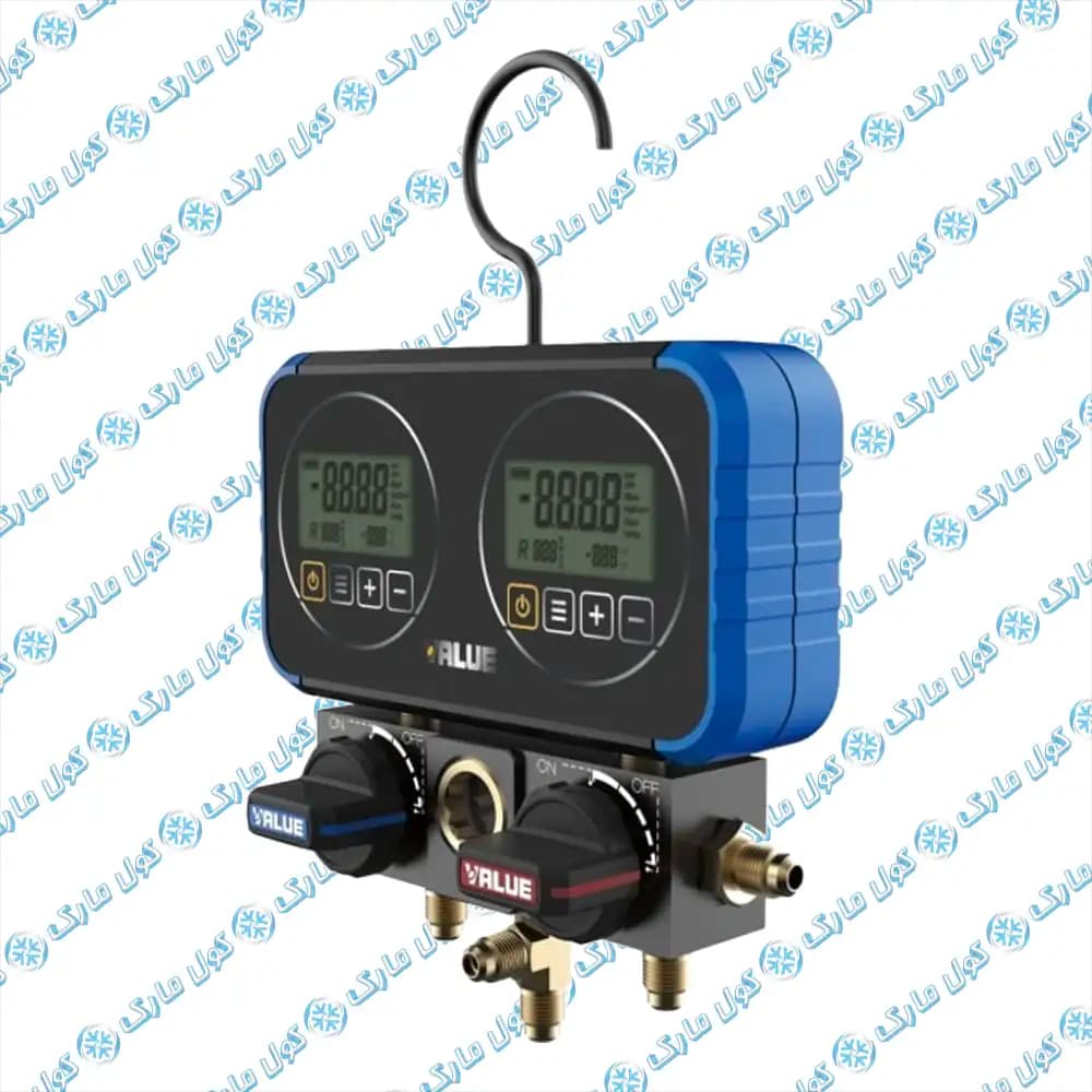 گیج منیفولد دیجیتال دوقلو والو Value مدل VRM2-0101i — تصویر ۷