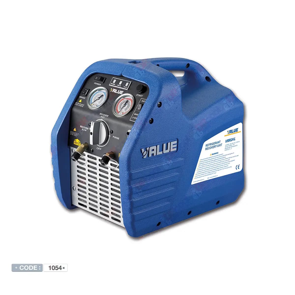 دستگاه ریکاوری گاز ولیو مدل VRR24L ظرفیت 24 لیتر — تصویر ۱۰