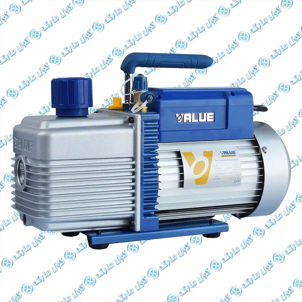 پمپ وکیوم تک مرحله‌ای والو VALUE مدل VE180N با توان 3/4 اسب بخار — تصویر ۲