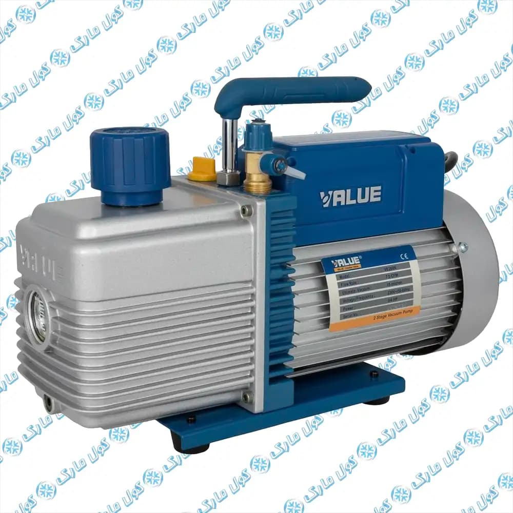 پمپ وکیوم دو مرحله ای والو VALUE مدل VE260N با توان 3/4 اسب بخار