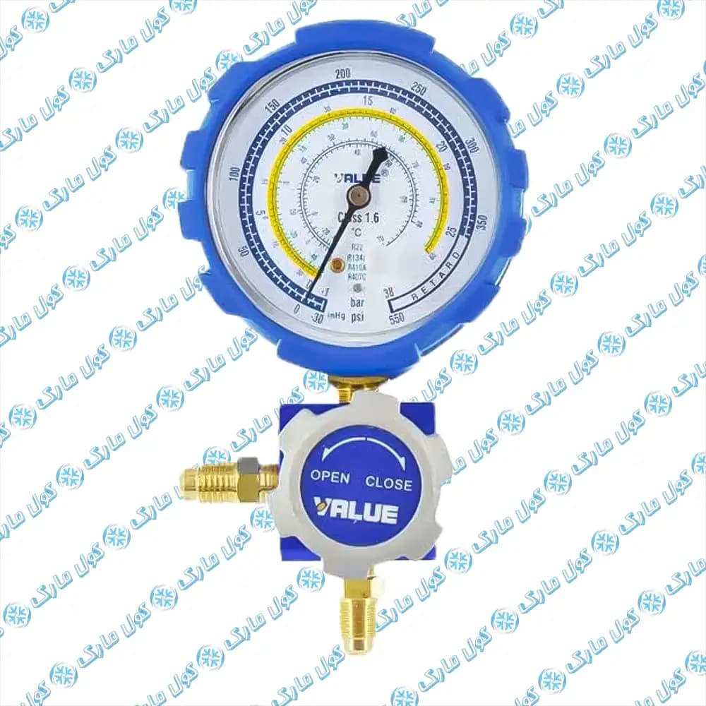گیج منیفولد تکی والو مدل VMG-1-U-L — تصویر ۲