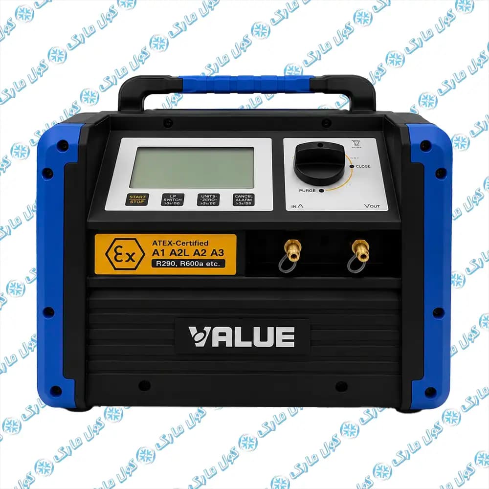 دستگاه ریکاوری گاز مبرد VALUE مدل VA3-R24-EX | ریکاوری حرفه‌ای با تأییدیه ATEX — تصویر ۲