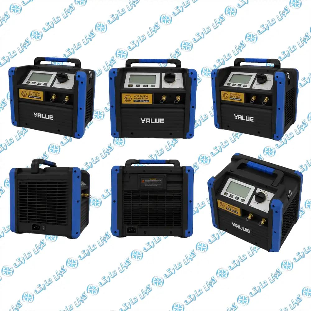 دستگاه ریکاوری گاز مبرد VALUE مدل VA3-R24-EX | ریکاوری حرفه‌ای با تأییدیه ATEX — تصویر ۹