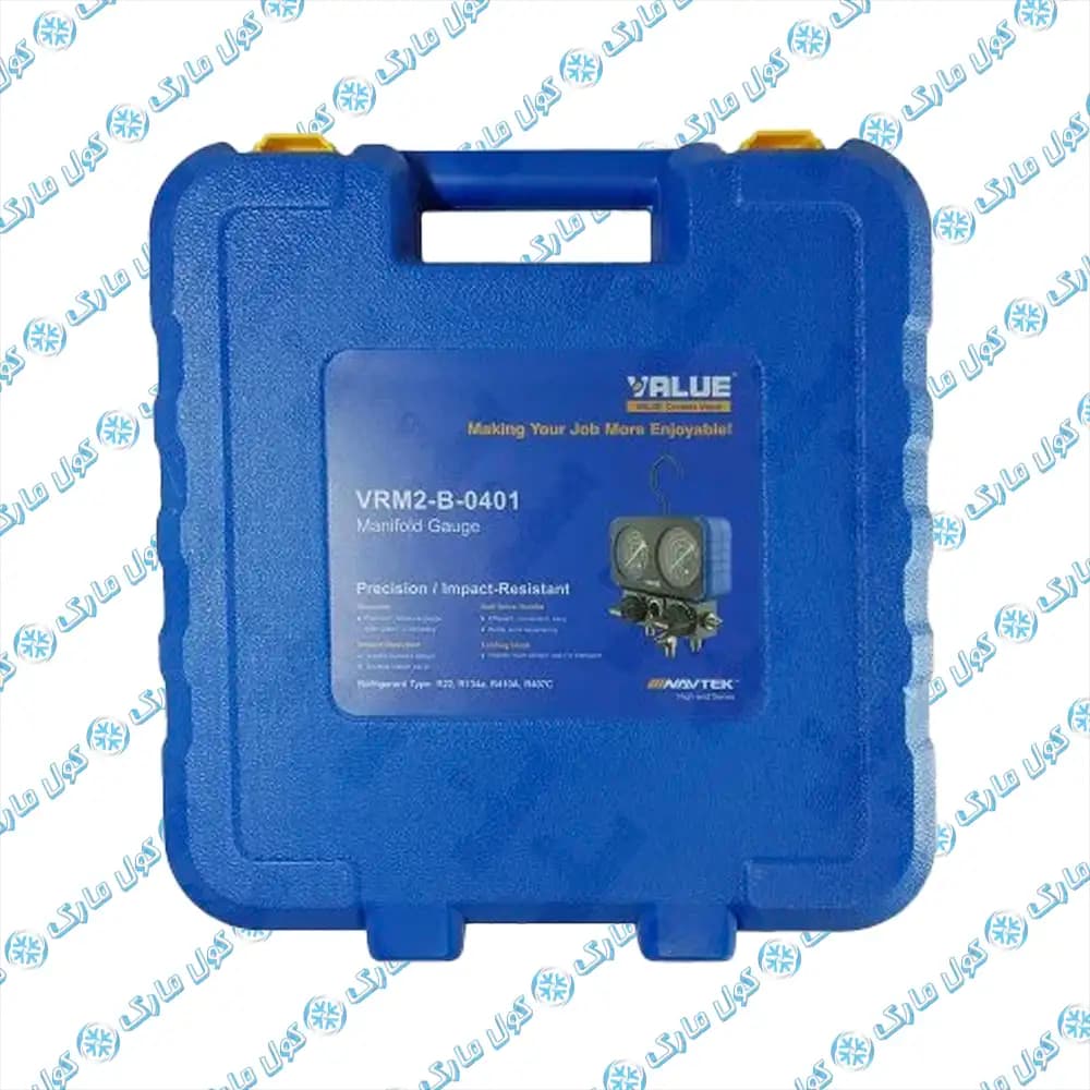 گیج منیفولد دوقلو والو مدل VRM2-B-0401 — تصویر ۵