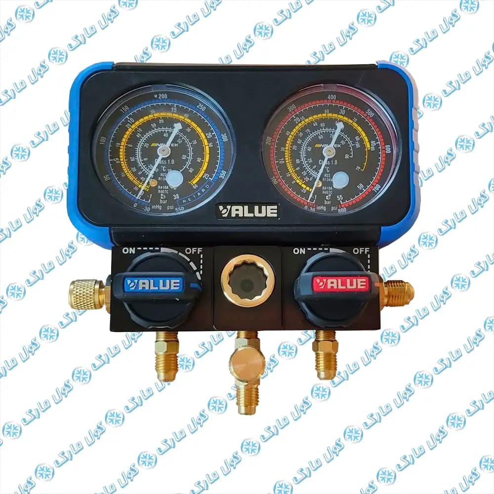 گیج منیفولد دوقلو والو مدل VRM2-B-0401 — تصویر ۶