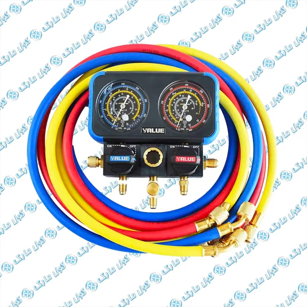 گیج منیفولد دوقلو والو مدل VRM2-B-0401 — تصویر ۸