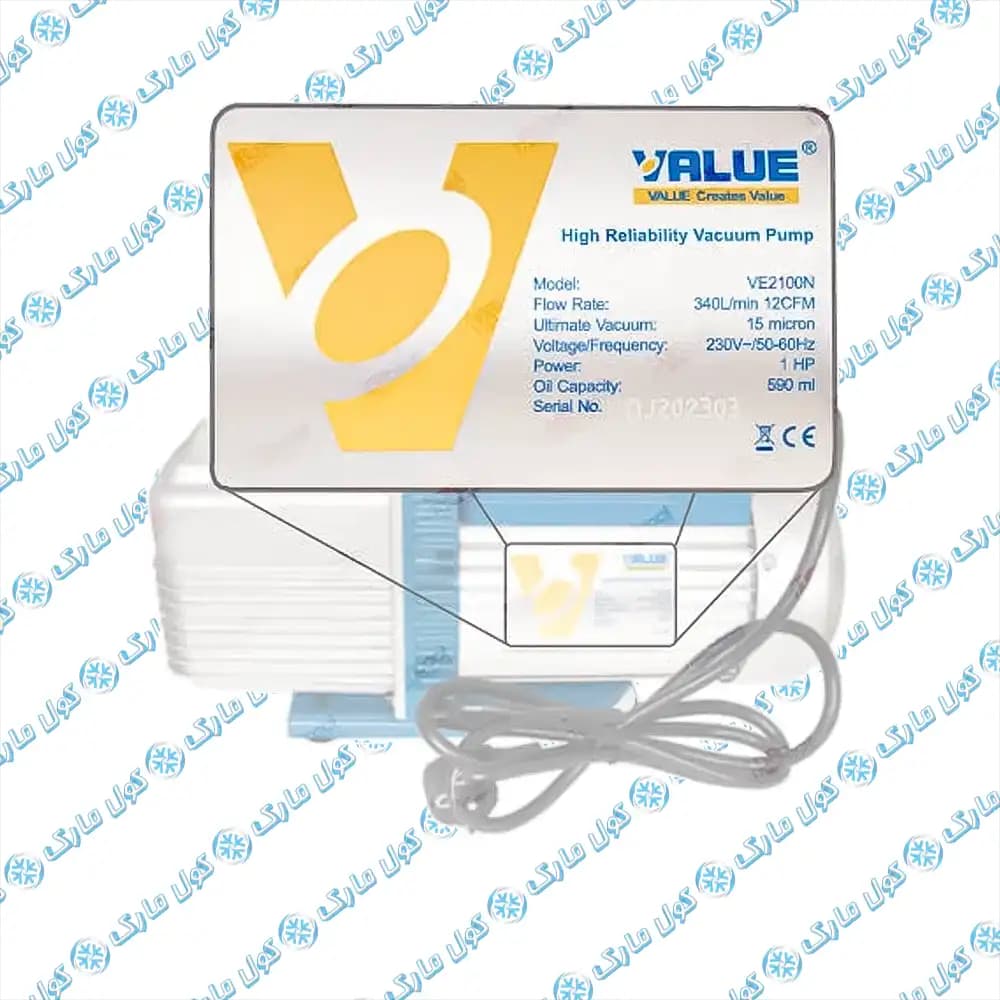 پمپ وکیوم والو VALUE دو مرحله ای مدل VE2100N-2 — تصویر ۷