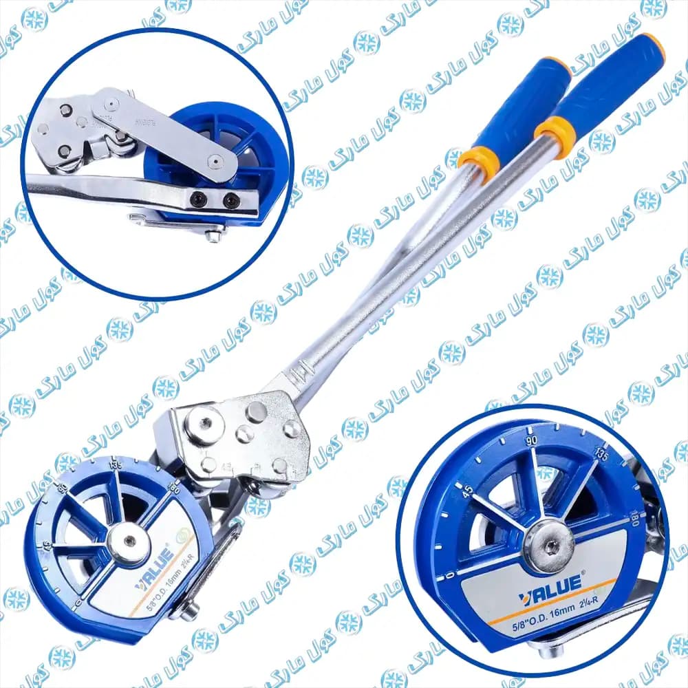 خم کن اهرمی ولیو مدل VBT-3 سایز 5/8 – خم‌کاری قدرتمند و بدون نقص لوله مسی — تصویر ۲