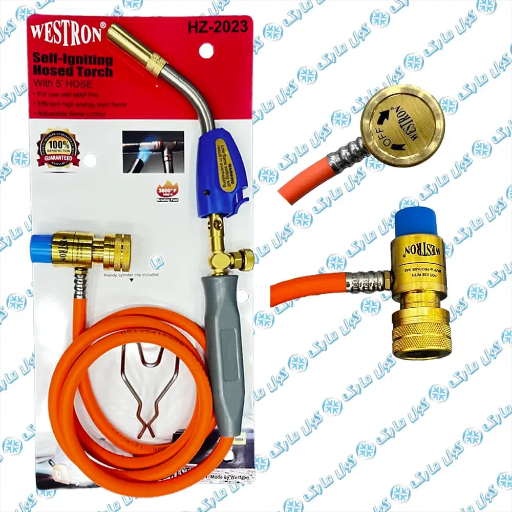 تورچ جوشکاری وسترون WESTRON شیر دار مدل ZH-2023 — تصویر ۲