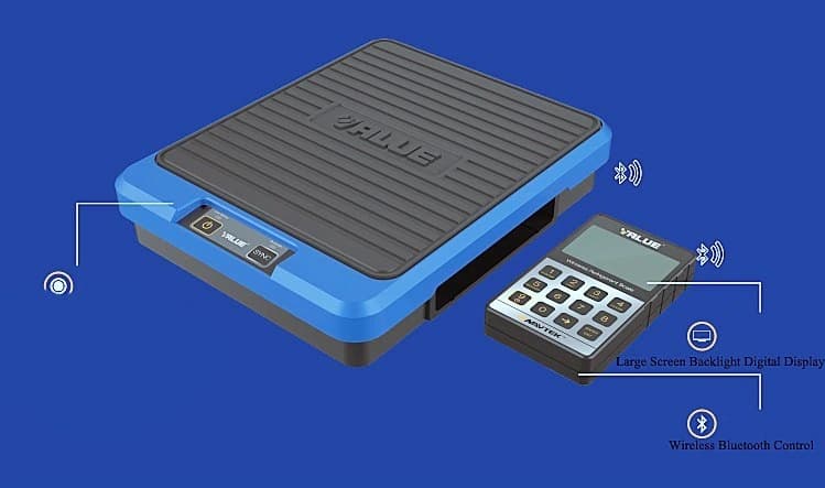 ترازو بیسیم شارژ گاز ولیو 50 کیلو والو VALUE مدل VRS-50i-01 — تصویر ۵