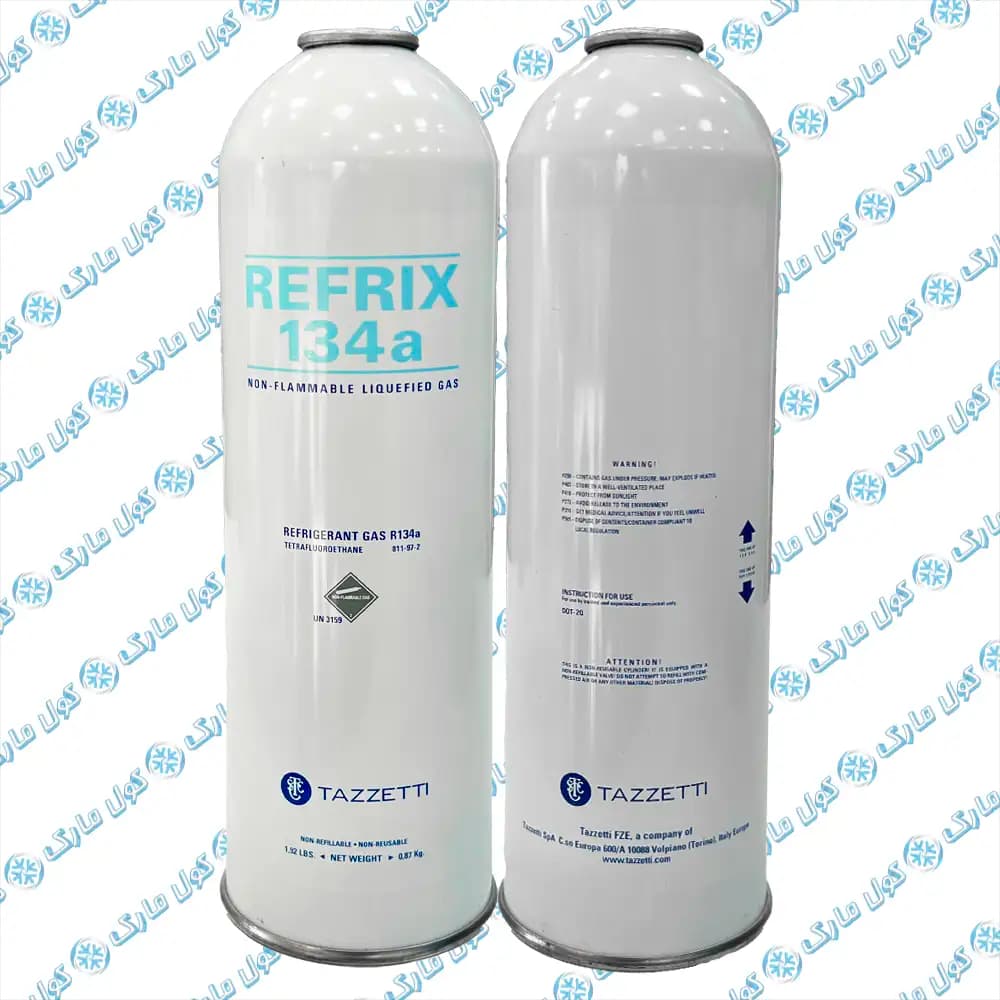 گاز R134a دی وای 13.6 کیلوگرم چین – سیلندر بزرگ و اقتصادی برای سرویسهای حرفهای — تصویر ۸