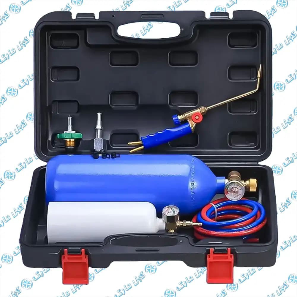 کیف ست جوشکاری مارک اوجی کوول – ابزار کامل لحیمکاری و جوش سبک برای تکنسینهای تبرید