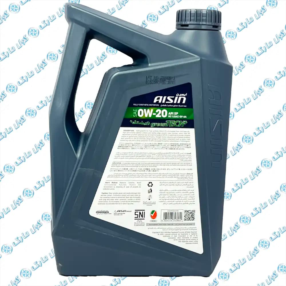 روغن موتور آیسین مدل Aisin 0W-20 API SP چهار لیتری اصلی کره — تصویر ۶