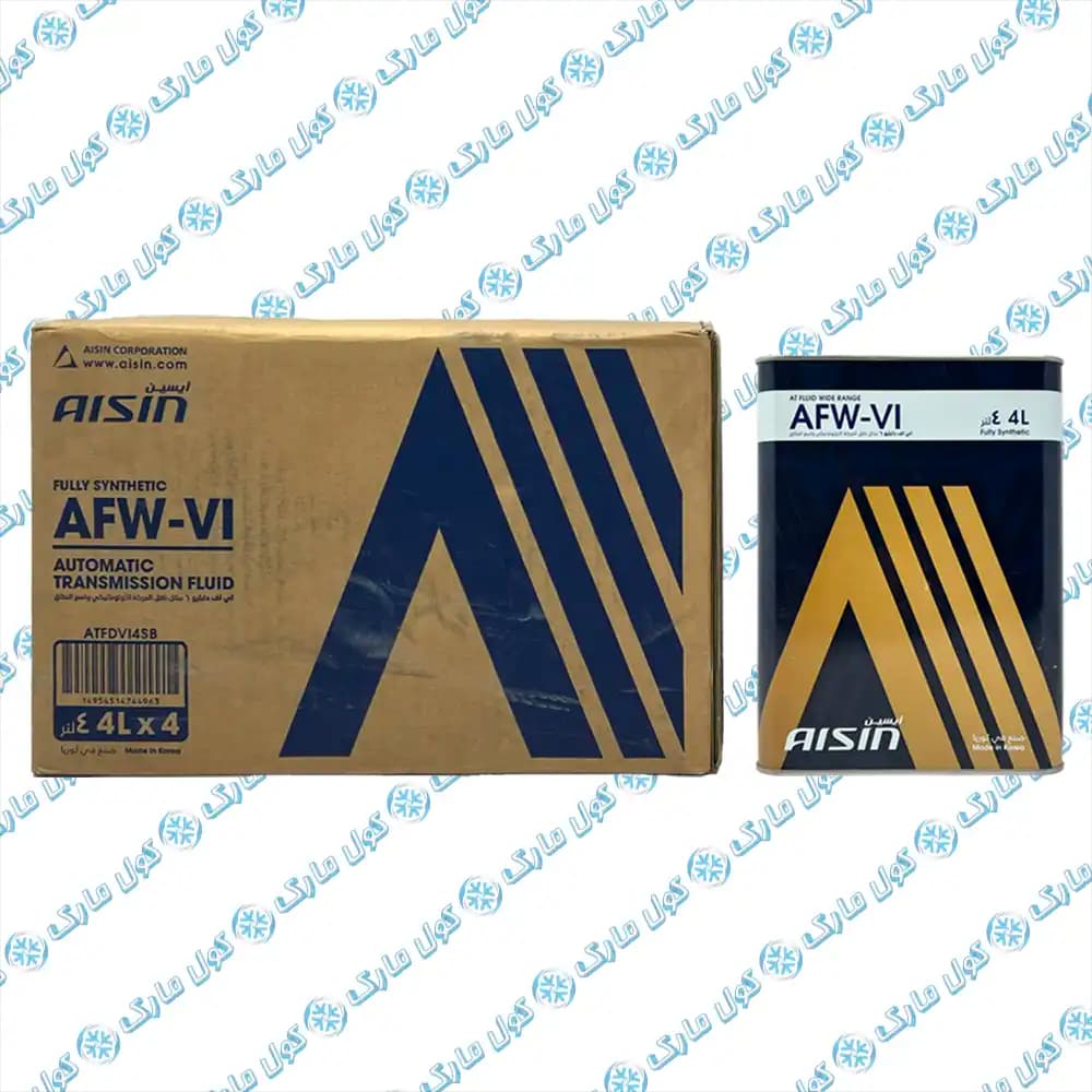 روغن گیربکس اتوماتیک 6 خط آیسین AFW-VI حجم 4 لیتر ساخت کره ا AISIN AFW-VI Automatic Transmission Fluid — تصویر ۵