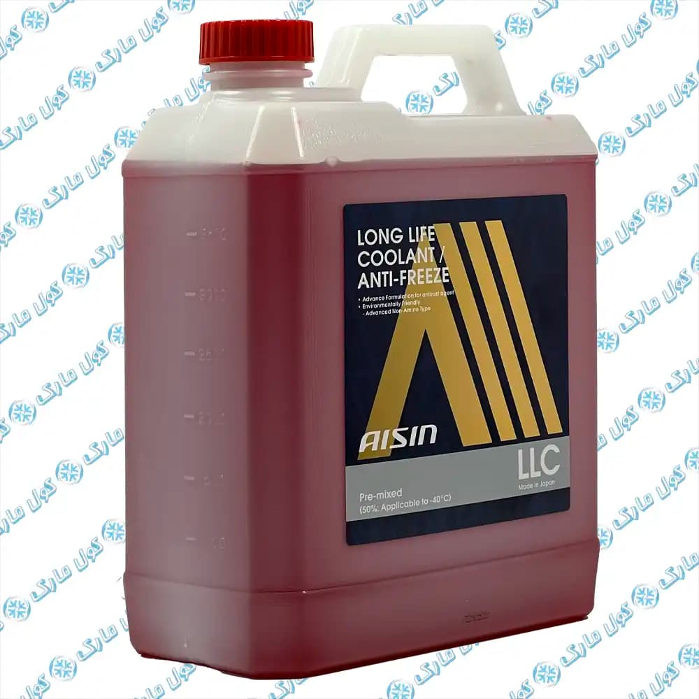کولانت،ضدیخ و ضدجوش آیسین مدل Aisin LLC RED قرمز ساخت ژاپن 4 لیتر — تصویر ۳